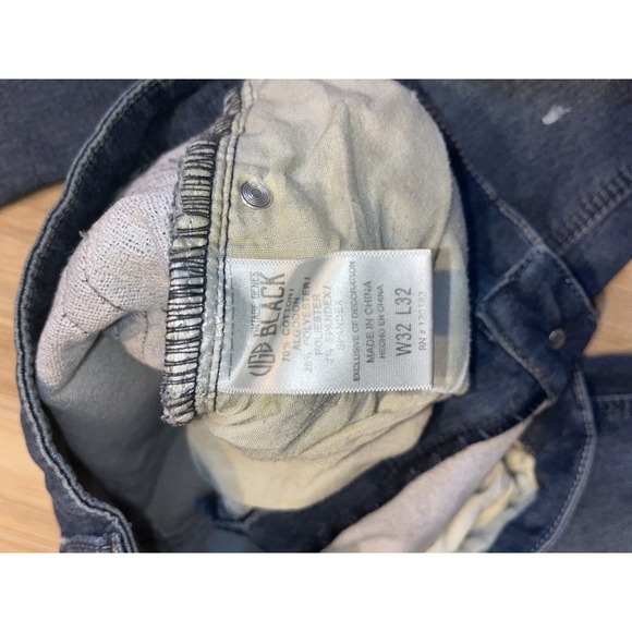 Vintage Genes Black Jeans Denim Mens Size 32x32 Retro Relaxed Fit - Picture 5 of 10